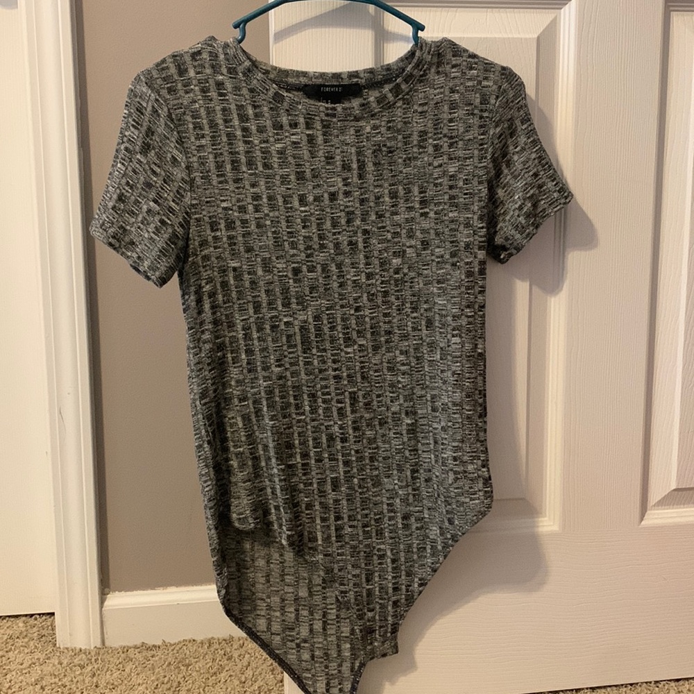 Medium, gray body suit from forever 21